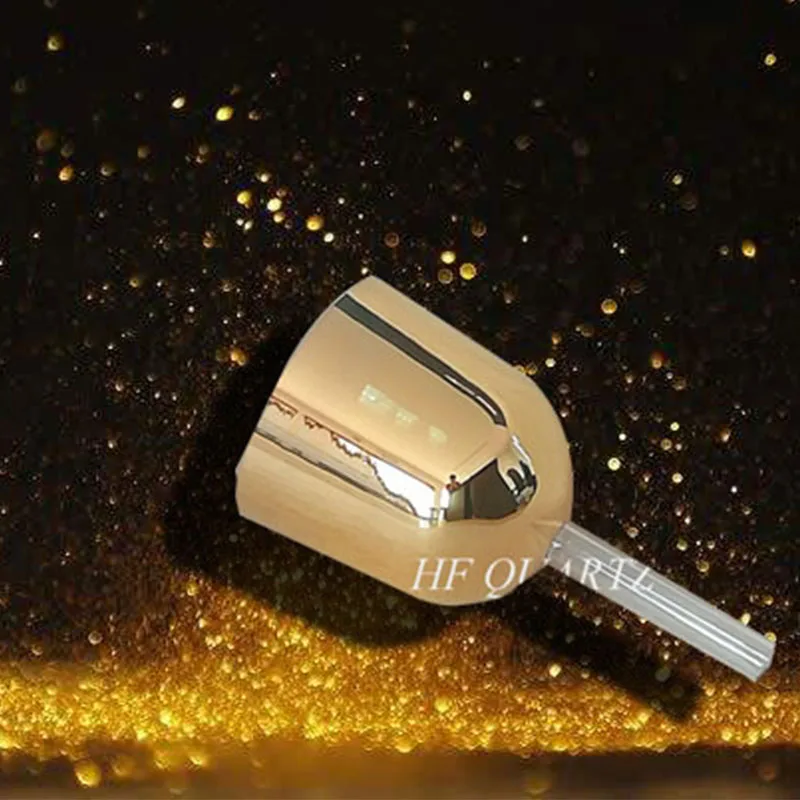

HF 3th Octave 24k Gold Crystal Singing Chime Or Crystal Singing Bowl With Handle Pure The Heart