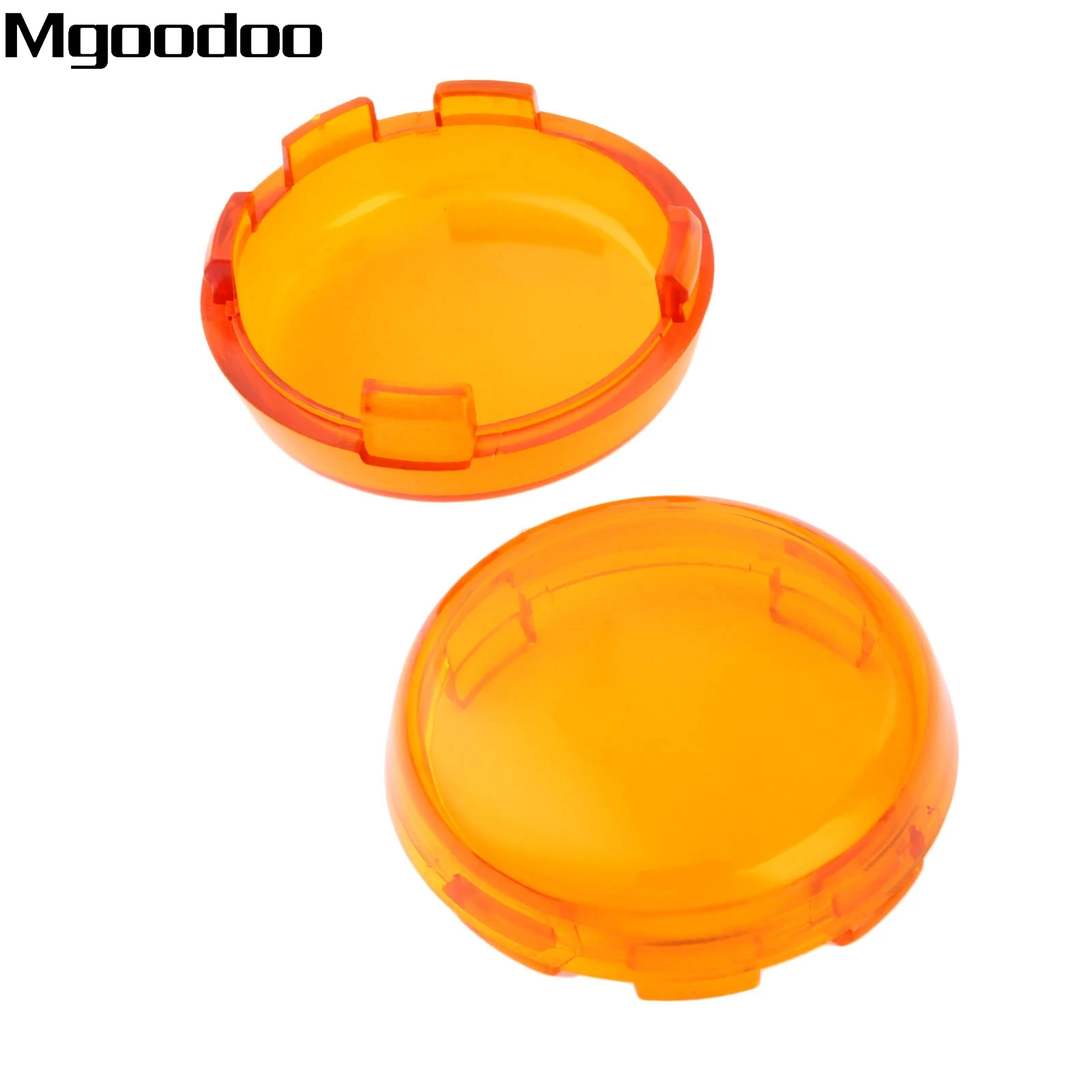 

2x Turn Signal Light Indicator Lens Cover For Harley Dyna Softail Sportster XL883 48 Electra Glide 1986-2015 High Quality Orange