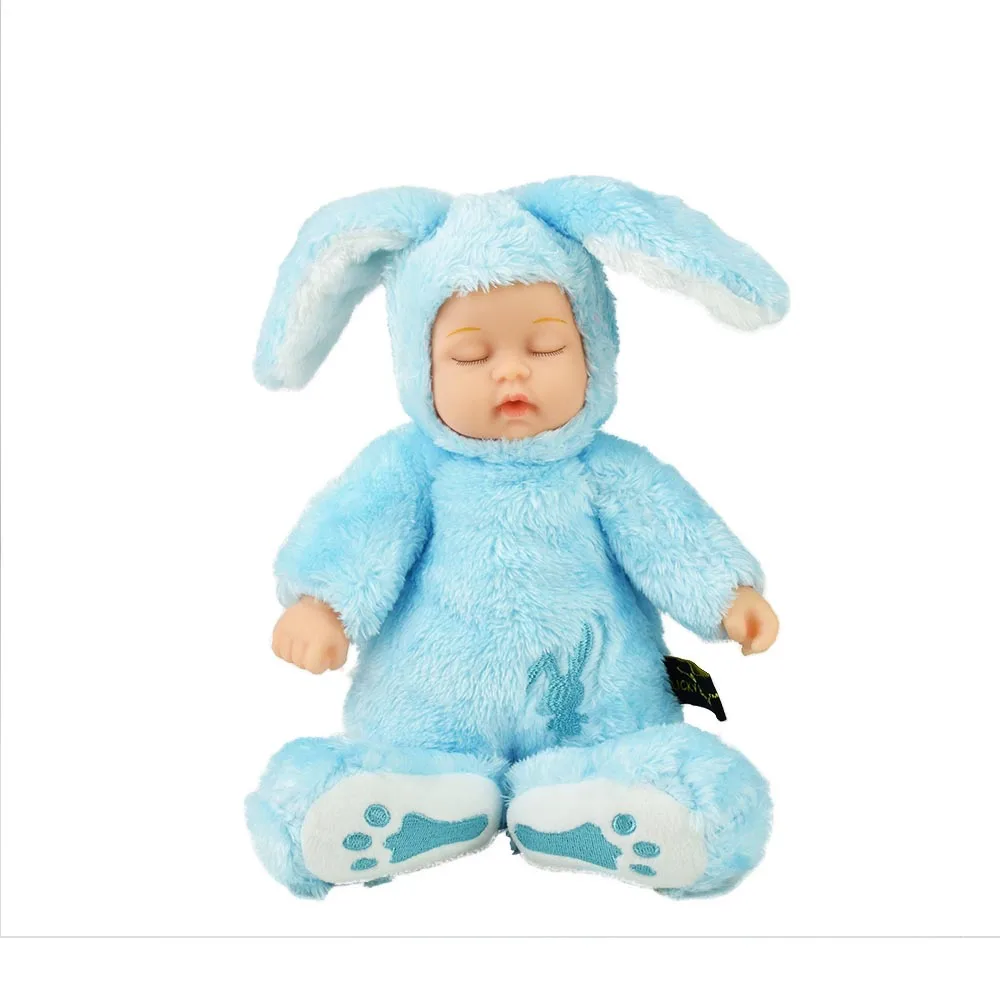 ¡Sueño conejo! Reborn bebé muñeca de La felpa del conejo Beanie juguetes 25 cm peluche lapin bebé muñecas para niños Regalo de Cumpleaños niños