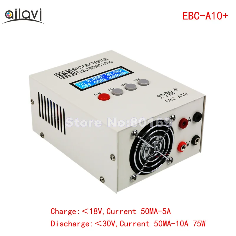Monteur Sprong Conclusie Ebc-a10+ Battery Capacity Tester Electronic Load Power Supply Tester Charge  And Discharge Meter 0-30v10a - Battery Testers - AliExpress