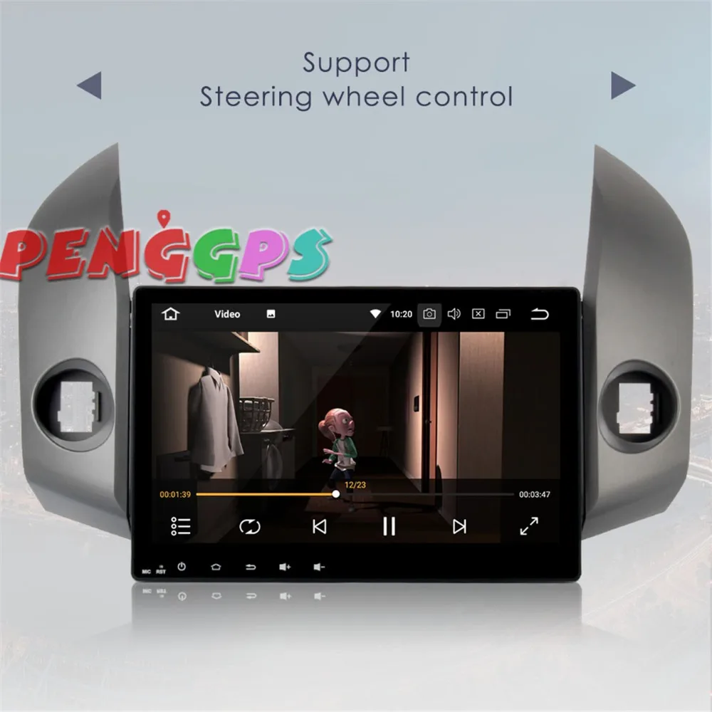 Gps Navi Авто Радио стерео для Toyota RAV4 2009 2010 2011 2012 Previa RAV 4 Android 8 0 7 1 без DVD плеер