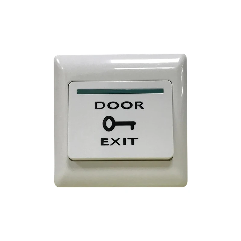 

10pcs/lot Door open 10A Waterproof White Plastic push Exit Button switch for Access Control System