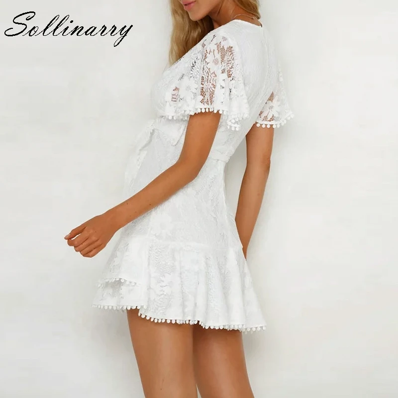 Sollinarry/винтажное элегантное женское платье розового и белого цвета повседневное