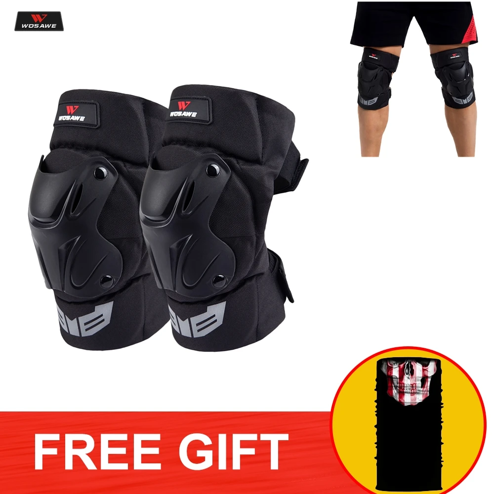 

WOSAWE Motocross Knee Protector Brace Protection Riding Kneepad Motorcycle Sports Cycling Guard Protector Gear rodilleras moto