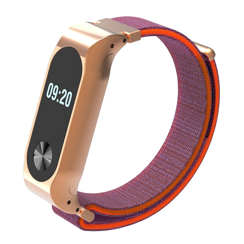 Нейлоновый ремешок Pulseira Mi Band 2 Correa Stratos для Xiaomi умный фитнес браслет спортивные