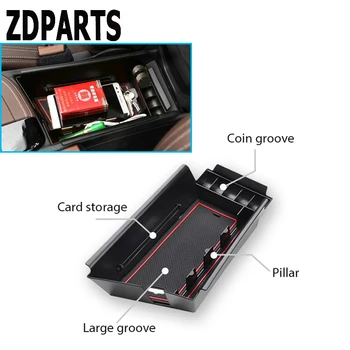 

ZDPARTS 1set Car Center Console Armrest Storage Box Covers Interior For Hyundai IX35 Tucson 2018 2017 2016 2015 Accessories