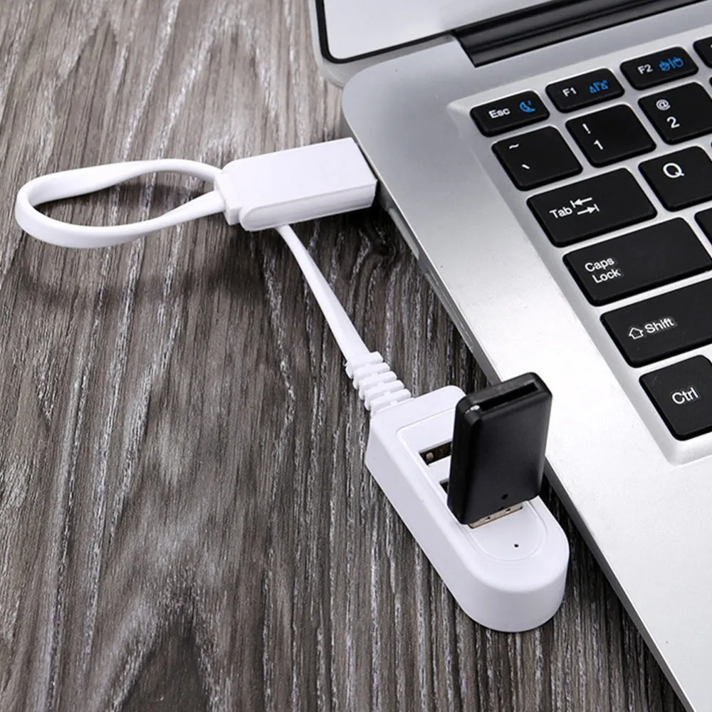 High Speed 3 Port USB Hub 3A Multi Splitter Expansion Desktop Pc Laptop Adapter Multifunction Charger Converter Extension Line