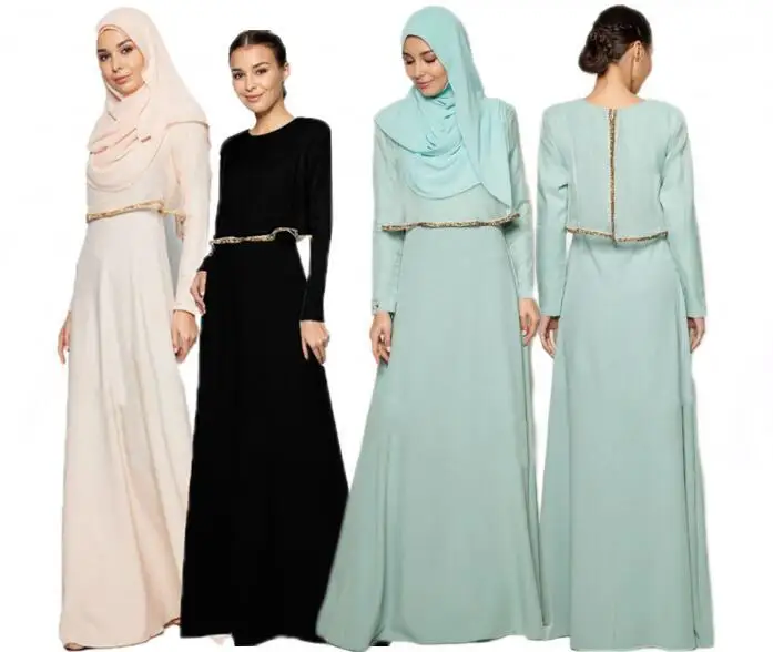 Халат для взрослых Jilbabs и абайя Турецкая Abaya 2019 мусульманское платье поклонение