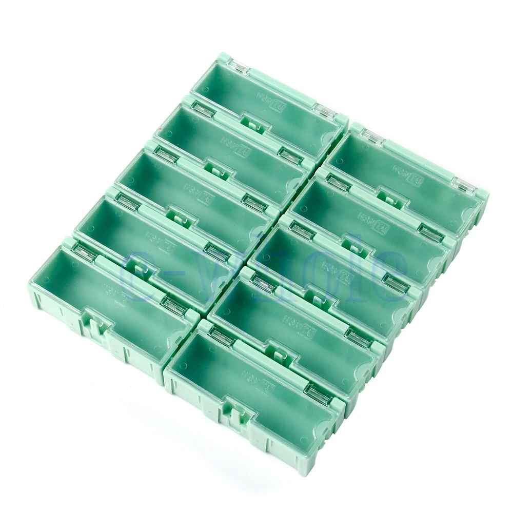 

5pcs SMT SMD Kit Lab chip Components Screw Storage Box Case AA2771X5