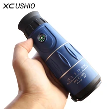 26x52 портативный ручной Монокуляр Telescopio FMC оптический Лен зеленый фильм покрытие 26x увеличение зум Открытый HD телескоп