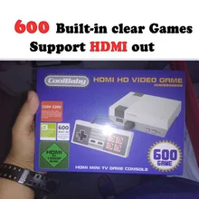Дропшиппинг HD мини ретро-консоль Поддержка HDMI и AV tv Портативный игровой плеер игровая консоль для ТВ с 600/500 встроенными играми