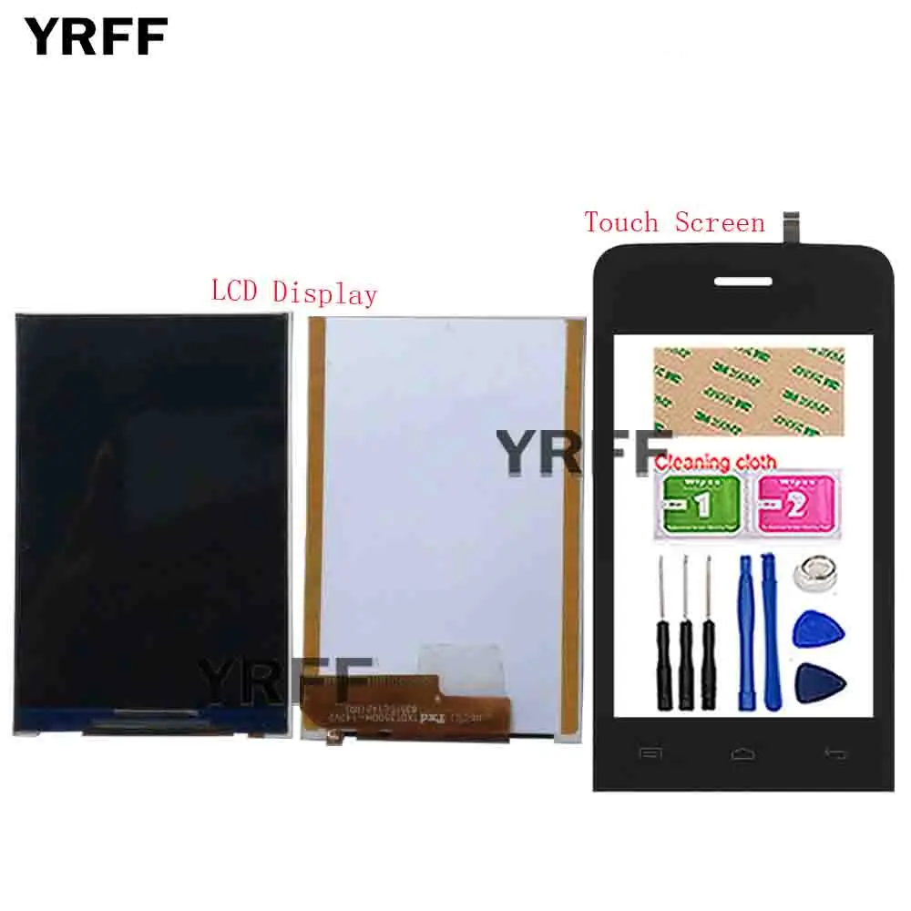 

3.5" Mobile Phone LCD Display Touch Glass For Explay Bit Touch Screen LCD Display LCDs Front Glass Sensor Digitizer Panel Tools