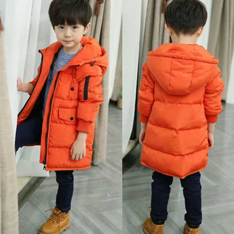 Buy 2017 Teenager Children Winter Coat Cotton Padded