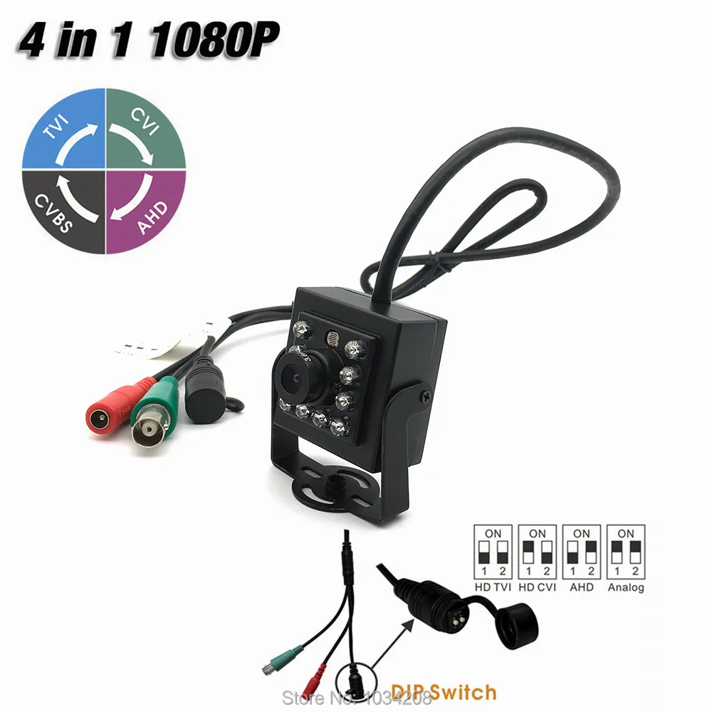 Ahd Hdtvi Hdcvi Cvbs 940Nm Mini Cctv Ir Della Macchina Fotografica Di Ir-Cut 4 In 1 Hd 2Mp Video Di Interni Di Sicurezza Macchina Fotografica Ahd 1080