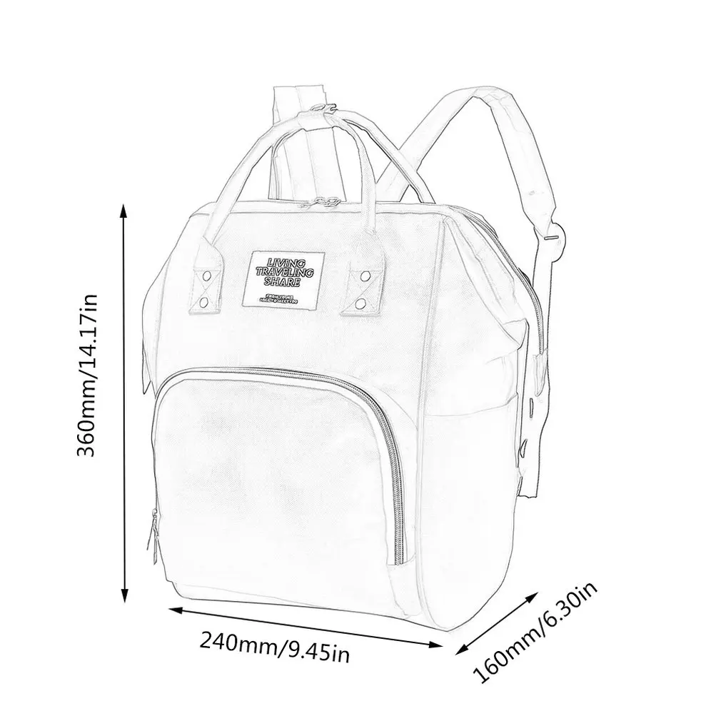 Розничная, сумка для мам, стильная Корейская сумка, дамская сумка для подгузников, многофункциональная сумка для мамы и ребенка