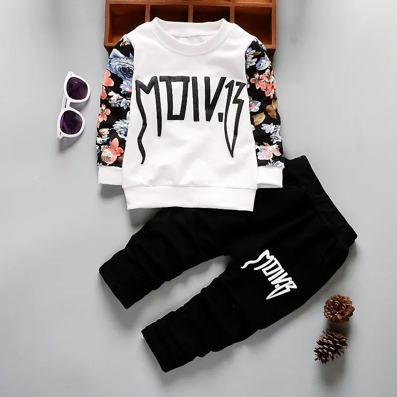 

Baby Clothes Suits Causal Baby Girls Boys Clothing Sets Children Suits Clothes 2 Pieces Sweatshirts Sports Pants Kids Sets 2019
