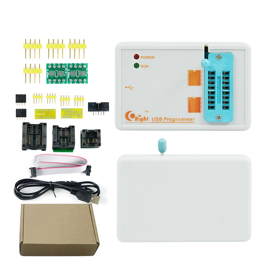 100% Оригинальный программатор SKYPRO USB Высокоскоростной SPI с 3 адаптерами Поддержка