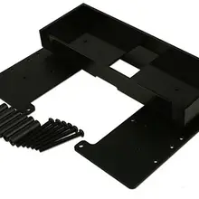 Tractorst металлический пол сплава передняя Верхняя Соединительный лоток комплект lesu риум модель для tamiya по супер скидке 1/14 Hino Hino700 тела трейлер