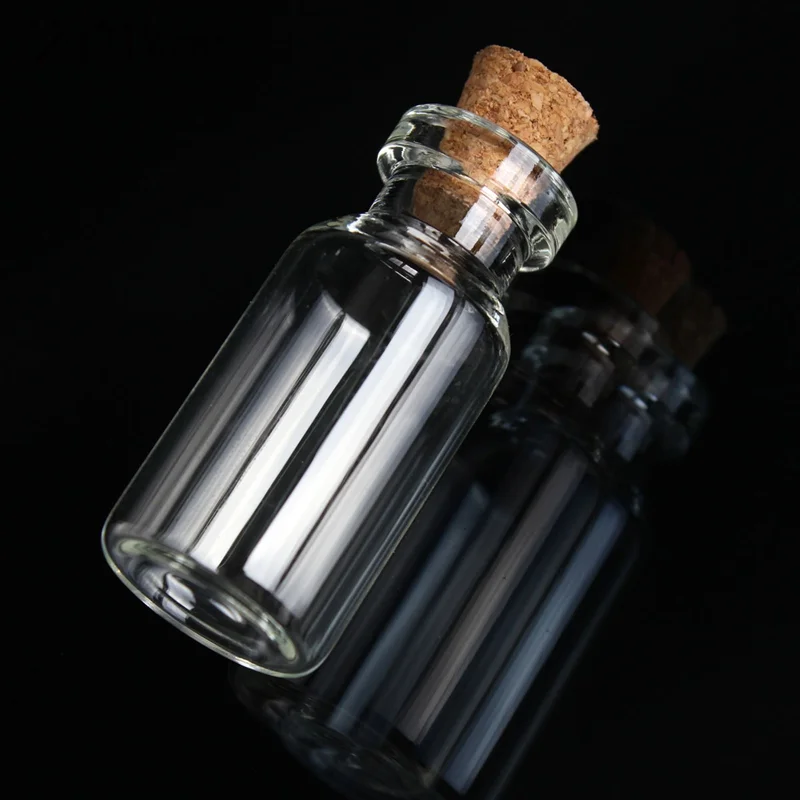 Colgante Colgante de bricolaje artesanías Los viales de botellas vacías deseando encantos 10 un Kit de tapones de corcho