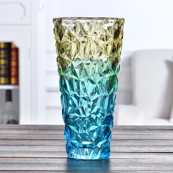

Modern Thickening magic color Lead-free glass vase Hydroponics terrarium glass containers Tabletop vases home decoration