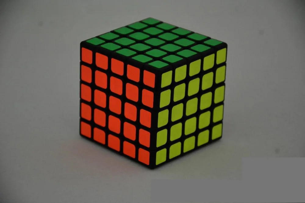 Профессии конкурс 5x5 Magic Cube Puzzle Скорость Cube Скорость квадрат куб с коробкой