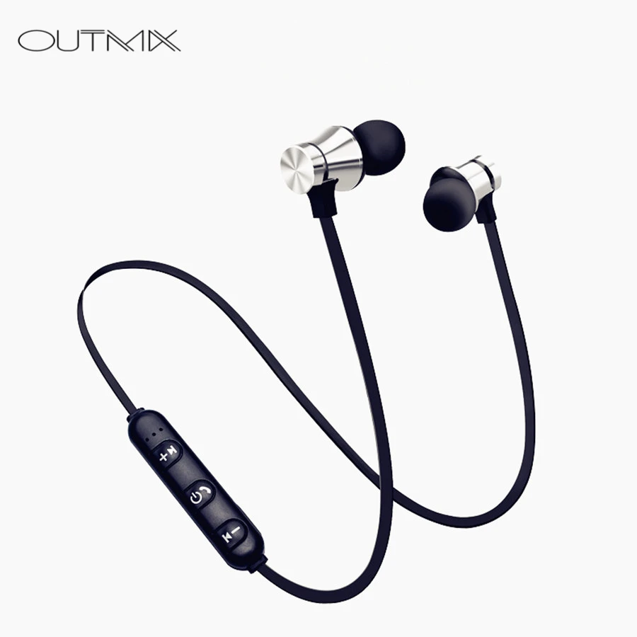 OUTMIX Neckband Bluetooth Earphone Wireless headphone For Xiaomi iPhone earbuds stereo auriculares fone de ouvido with MIC