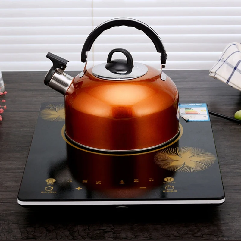 3L чайник из нержавеющей стали индукционная плита чайники для кемпинга плита свистящий водяной газовый чайник кухонные инструменты