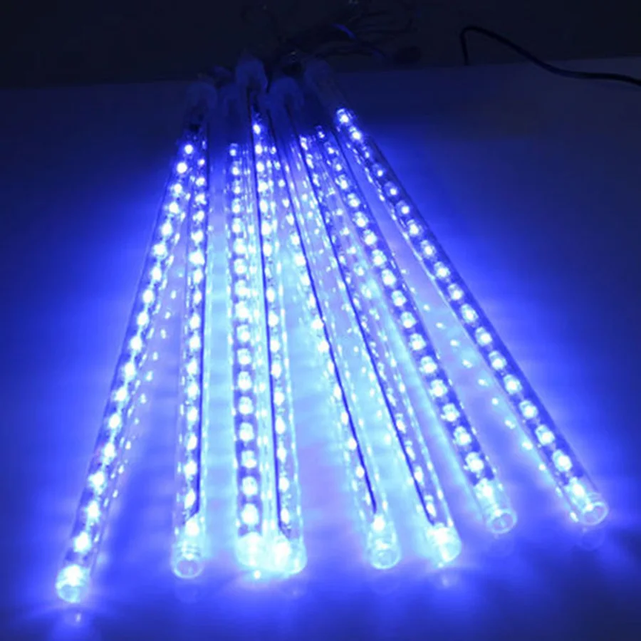 50cm 30cm Meteor Shower Rain Tubes Led String Light Lamp Waterproof Christmas Light New Year Xmas Wedding Garden Tree Decoration (9)