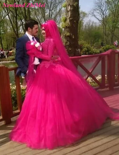 rose red wedding dresses