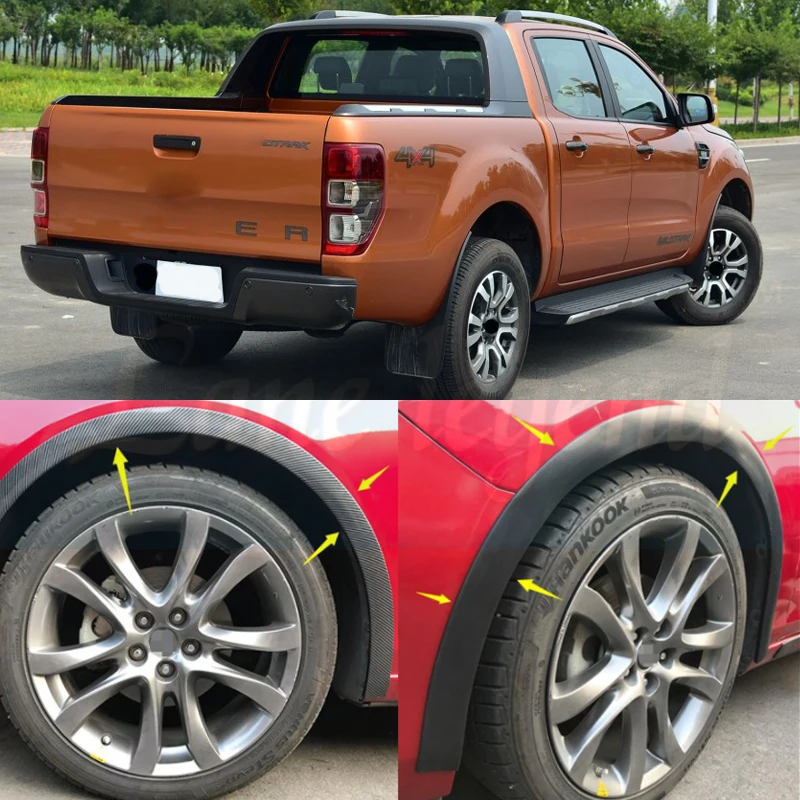 Щиток из углеродного волокна вспышки для Ford Ranger T7 Wildtrak аксессуары Брызговики для Ford Ranger T7 автомобильные рейнджеры часть