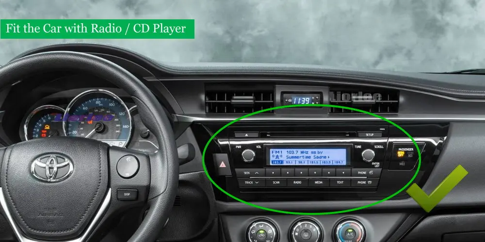 Discount Car Android System RockChip PX5 1080P IPS LCD Screen For Toyota Corolla (E160) 2012~2019 DVD Player GPS Navigation 3