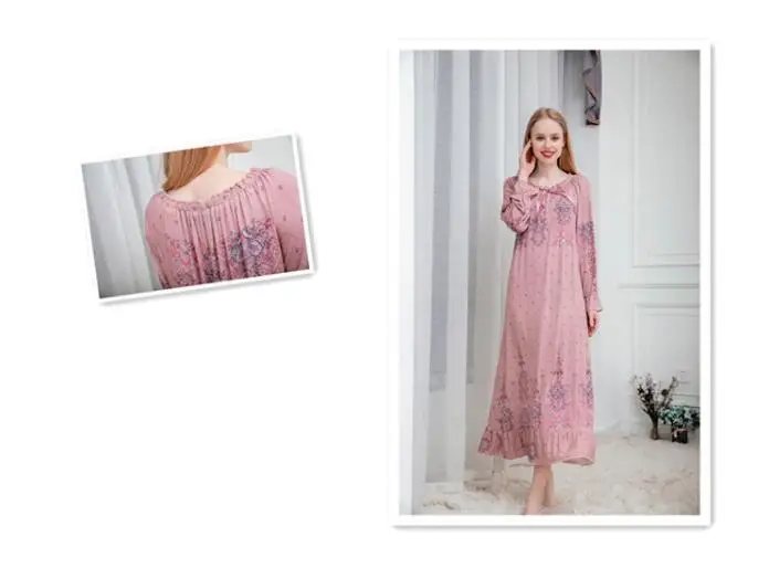 100% реальное фото женская одежда для сна из модала и хлопка с длинным рукавом M L XL