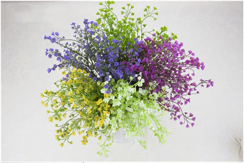 Flone Artificial Plant Twig Fake Twig Home Decoration Flowers Arrangement For Wedding Flower Wall Decoration Supplies (8)