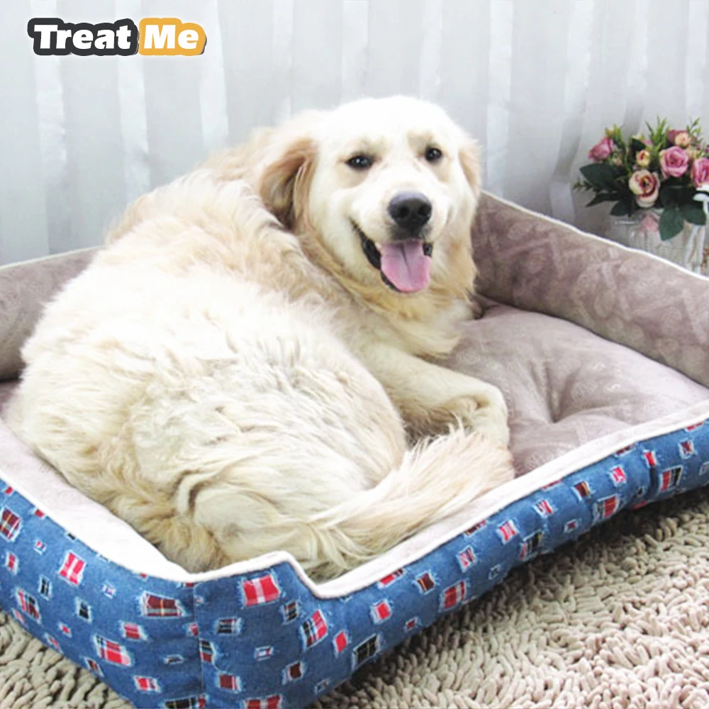 Soft Comfortable Dog Bed All Seasons Bottom Waterproof Dogs House Big