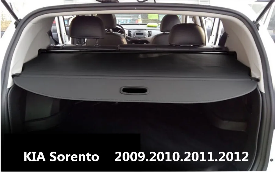 Car Rear Trunk Security Shield Cargo Cover For KIA Sorento 2009.2010