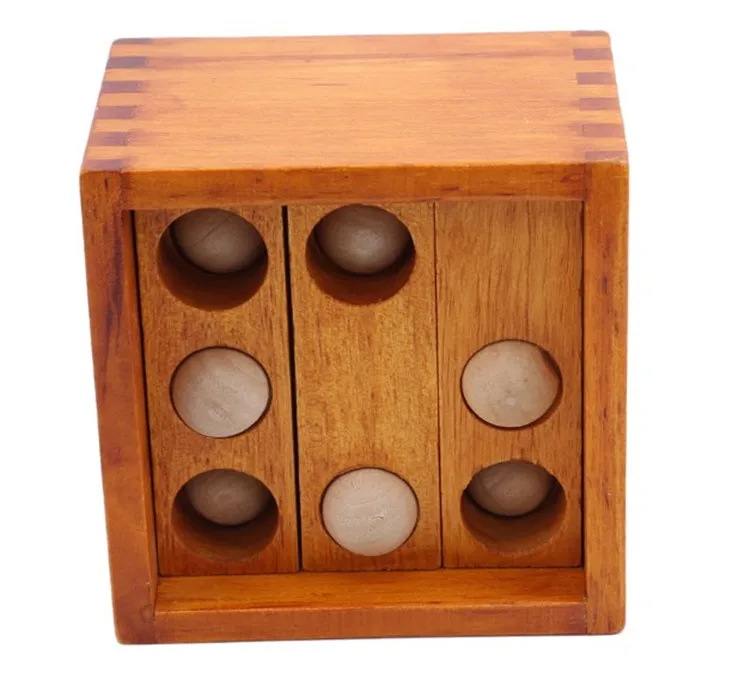 wooden puzzles cube box for kids 750-4