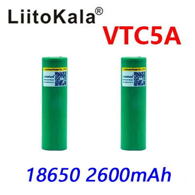 Литий-ионный аккумулятор LiitoKala vtc5a 3 7 В 18650 2600 мАч | Электроника