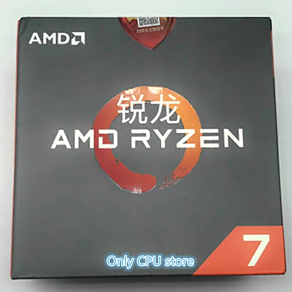 AMD Ryzen R7 1700X Процессор процессор 8 ядер 16 потоков AM4 3,4 ГГц TDP95W 20 МБ Кэш 14nm DDR4 Настольный YD170XBCM88AE