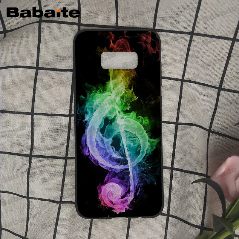 Music Is My Love мягкий силиконовый черный чехол для телефона для samsung Galaxy s9 s8 plus note 8 note9 s7 s6edge coque Babaite