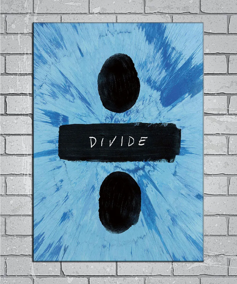 

Ed Sheeran Divide Album Shape Of You Pop Music Light Canvas Custom Poster 24x36 27x40 inch Home Decor N286