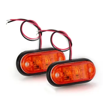 

10x) 2*Car Truck Trailer Piranha LED Side Marker Blinker Light Amber