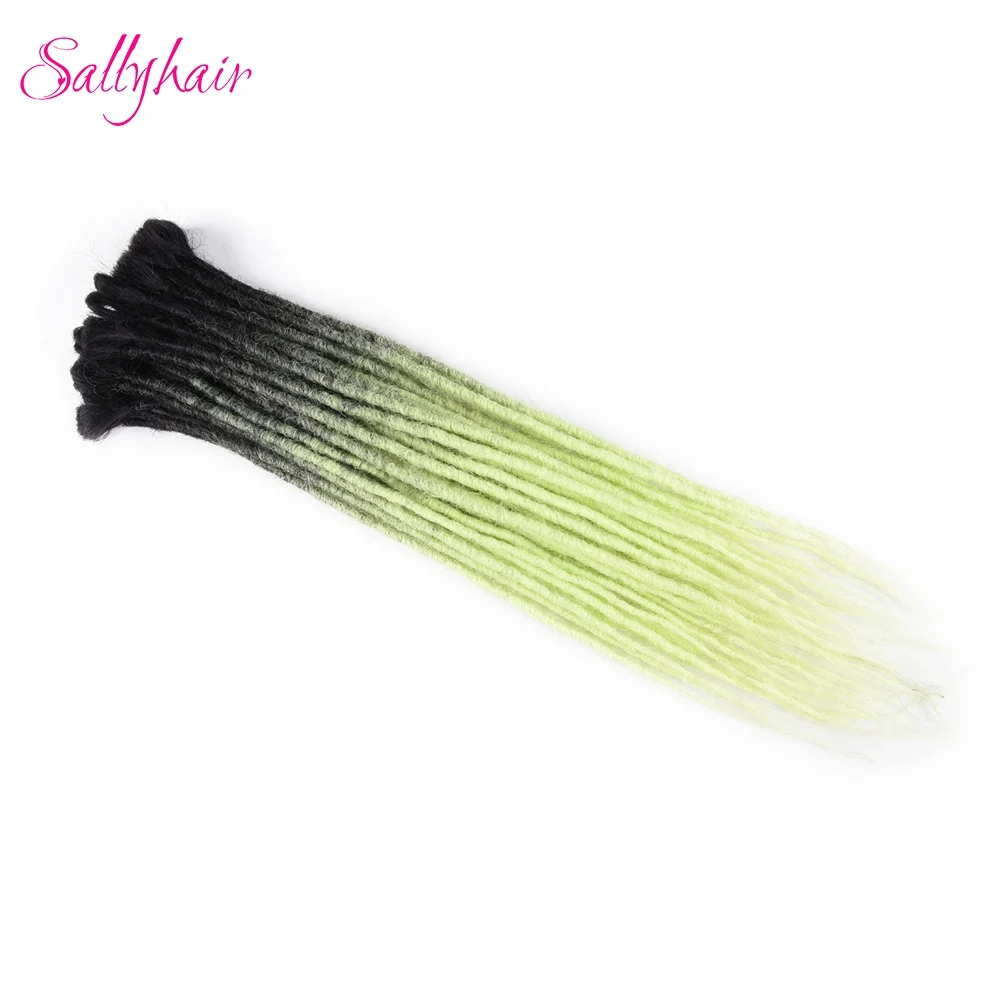 sallyhair extensions de cheveux synthétiques faites la tresses au crochet pour pouces