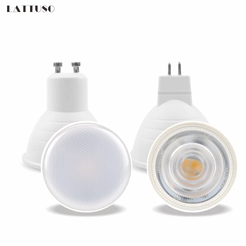 Beste LATTUSO GU10 MR16 Led Lamp 6 w 220 v Stralingshoek 24 120 Graden Spotlight Voor Thuis Energiebesparende Indoor gloeilamp Voor Tafellamp