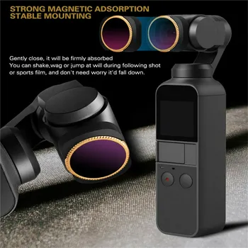 

SunnyLife ND4 ND8 ND16 ND32 Adjustable Camera Lens Filter Kit For DJI OSMO POCKET Gimbal Drone Accessories Free Shipping