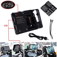 USB Mobile Phone Motorcycle Navigation Bracket USB Charging Support For R1200GS F800GS ADV F700GS R1250GS CRF 1000L F850GS F750G 1
