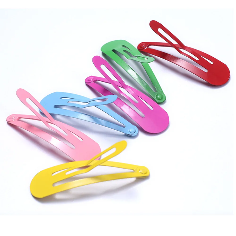 1pc Cute Hairpins Snap Hair Clip for Girls Hair Pins Unique Women's Gift BB Hair Clip Candy Color Hair Accessories Dropship