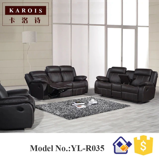 Yilin Furniture Manufacturer Genuine Leather Living Room 1 2 3 Yilin Furniture Manufacturer Genuine Leather Living Room 1 2 3 Recliner Sofa Sets