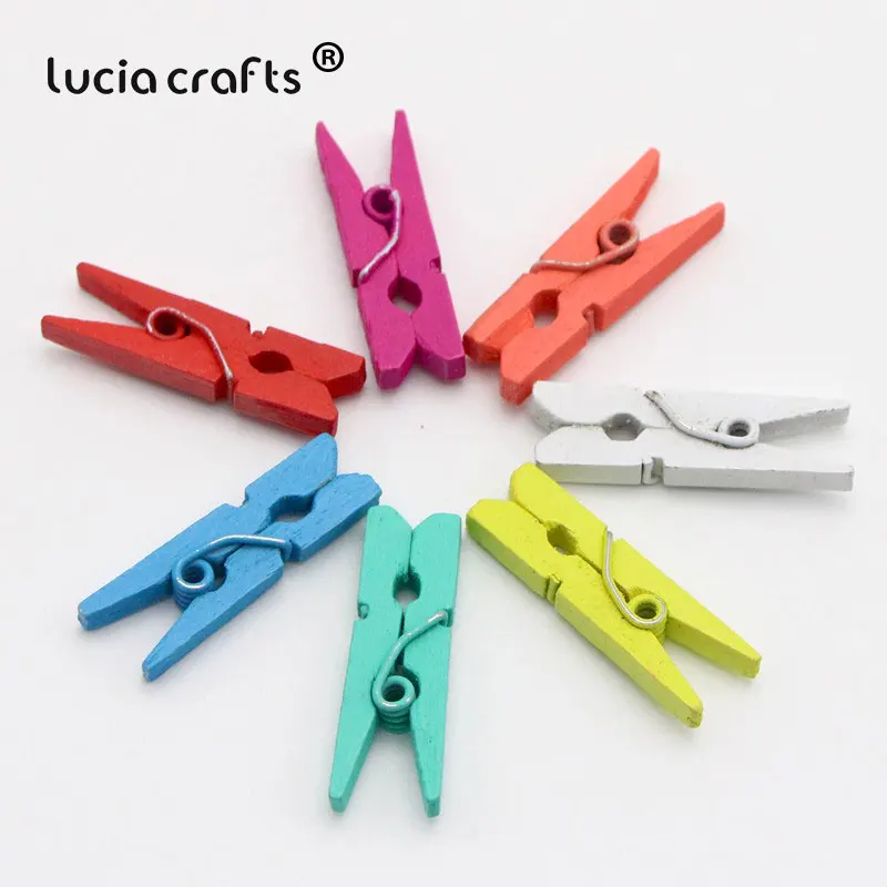 Деревянные прищепки для одежды Lucia Crafts E1106|clothespin clips|clothespins woodenclothespin 100 |