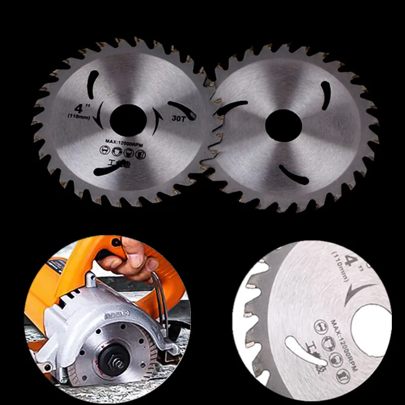 New Alloy Steel Circular Saw Blade 30 Teeth Wheel Discs For Cutting Wood Aluminum Iron Plate Power Tools 4
