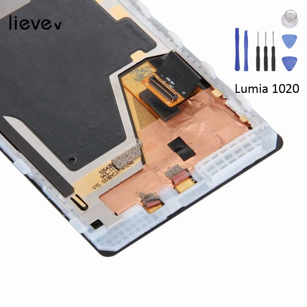 

4.5" LCD Display Touch Screen Digitizer Assembly with Frame for Nokia Lumia 1020 Replacement